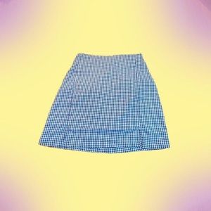 Rare brandy melville gingham skirt